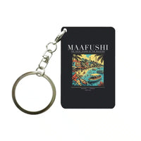 Thumbnail for MAAFUSHI - Poster - Key Chain - Black