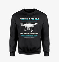 Thumbnail for DJI Phantom 4 Pro V2.0 design on black sweatshirt
