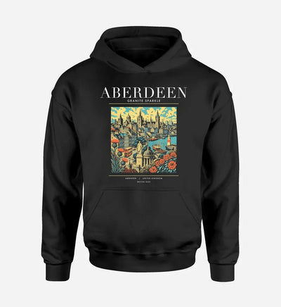 ABERDEEN - Poster - Premium Hoodie - Black