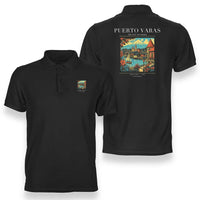 Thumbnail for PUERTO VARAS - Poster - Double-Side Polo - Black