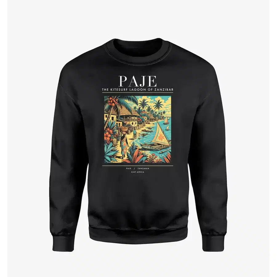 PAJE - Poster - Sweatshirt - Black