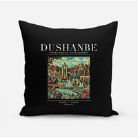 Thumbnail for DUSHANBE - Poster - Pillow - Black