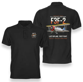 F3F-2 Last Biplane First Fight Premium Polo T-Shirts