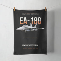 Thumbnail for EA-18G Growler Control The Spectrum design on black towel