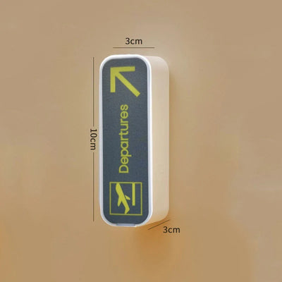 Departures Light Fridge aviation design magnet in strong neodymium core.