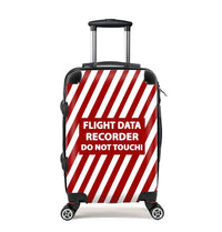 Thumbnail for Flight Data Recorder Do Not TOUCH Cabin Size aviation design luggage, durable shell construction.