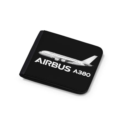The Airbus A380 aviation wallet in leather.