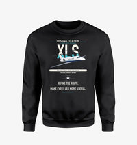 Thumbnail for Cessna Citation XLS design on black sweatshirt