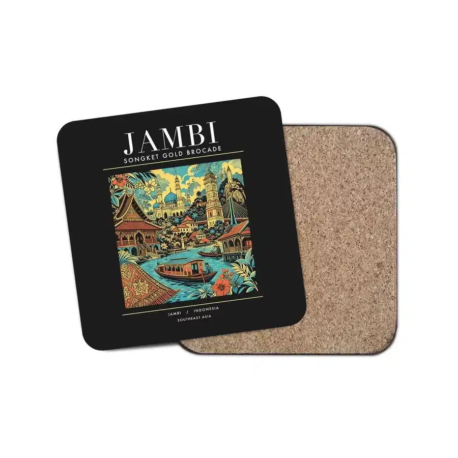 JAMBI - Poster - Coaster - Black