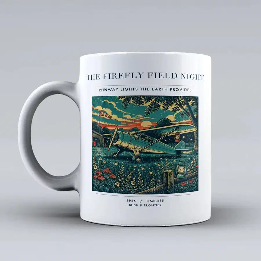 VINTAGE G4400 - The Firefly Field Night - Ceramic Mug design on white