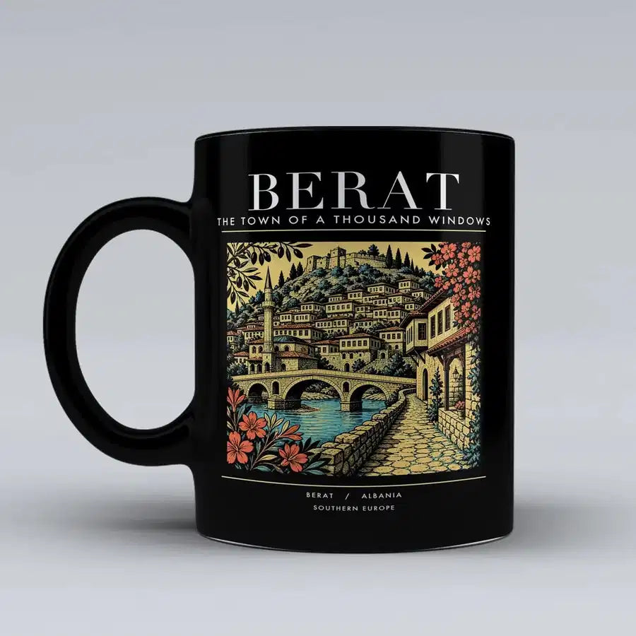 BERAT - Poster - Mug - Black
