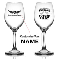 Thumbnail for Customisable Future Pilot Wine Glass
