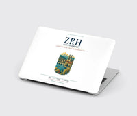Thumbnail for Zurich Airport (ZRH) design on white MacBook case