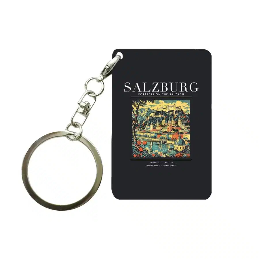SALZBURG - Poster - Key Chain - Black