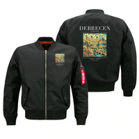 Thumbnail for DEBRECEN - Poster - Bomber Jacket - Black