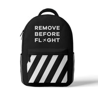 Thumbnail for Special Edition Remove Before Flight aviation design backpack, durable polyester construction.
