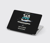 Thumbnail for Beechcraft King Air 360 design on black MacBook case