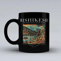 Thumbnail for RISHIKESH - Poster - Mug - Black