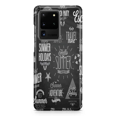 Black & White Super Travel Samsung Case