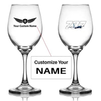 Thumbnail for Customisable Boeing 737 Wine Glass