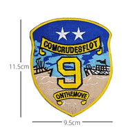 Thumbnail for Fighter Pilot (9) aviation design patch in embroidered fabric.