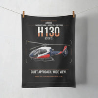 Thumbnail for Airbus H130 design on black towel