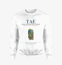 Thumbnail for Daegu International Airport (TAE) design on white sweatshirt