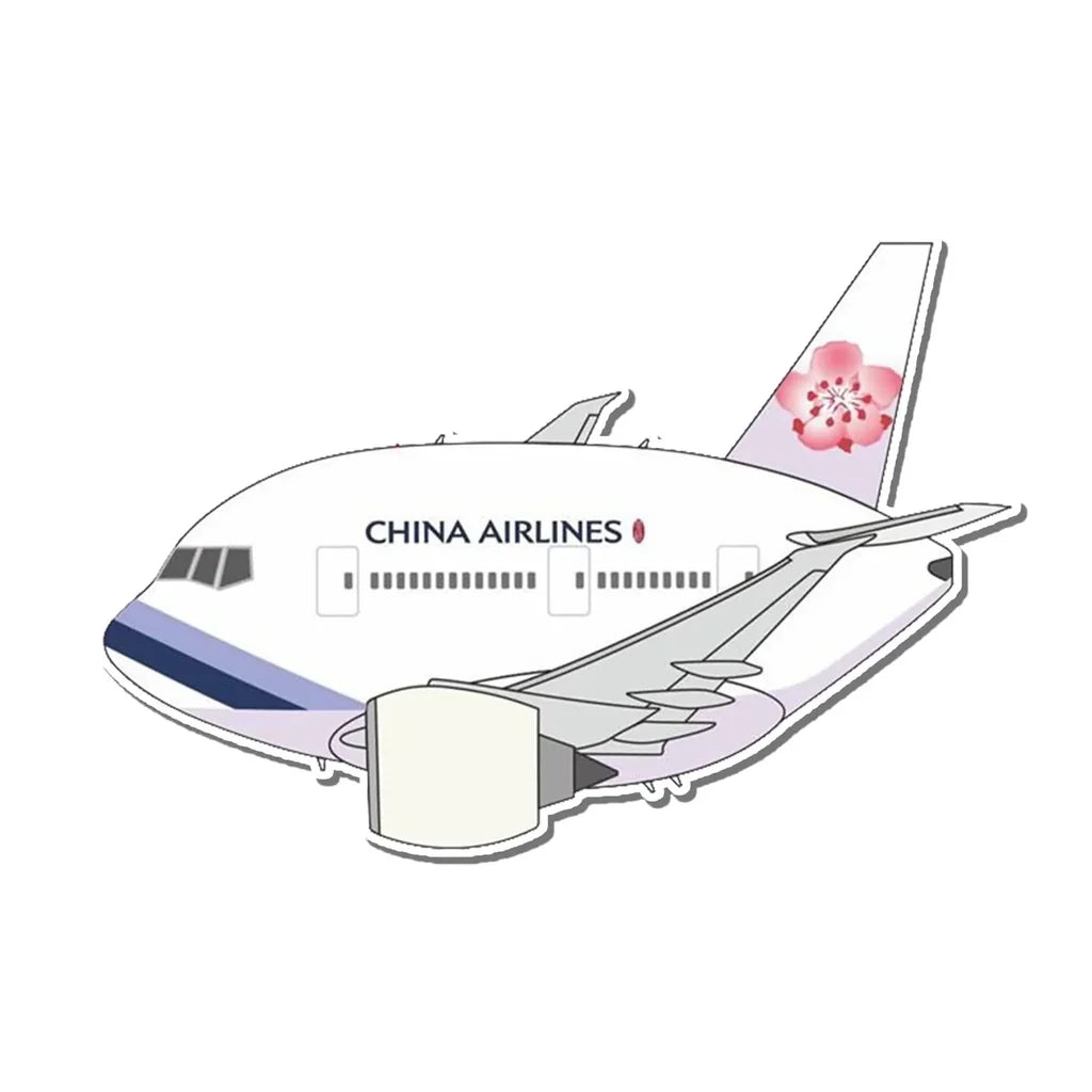 China Airlines Boeing B777 Airplanes sticker, Wide 6cm (2.3inches)
