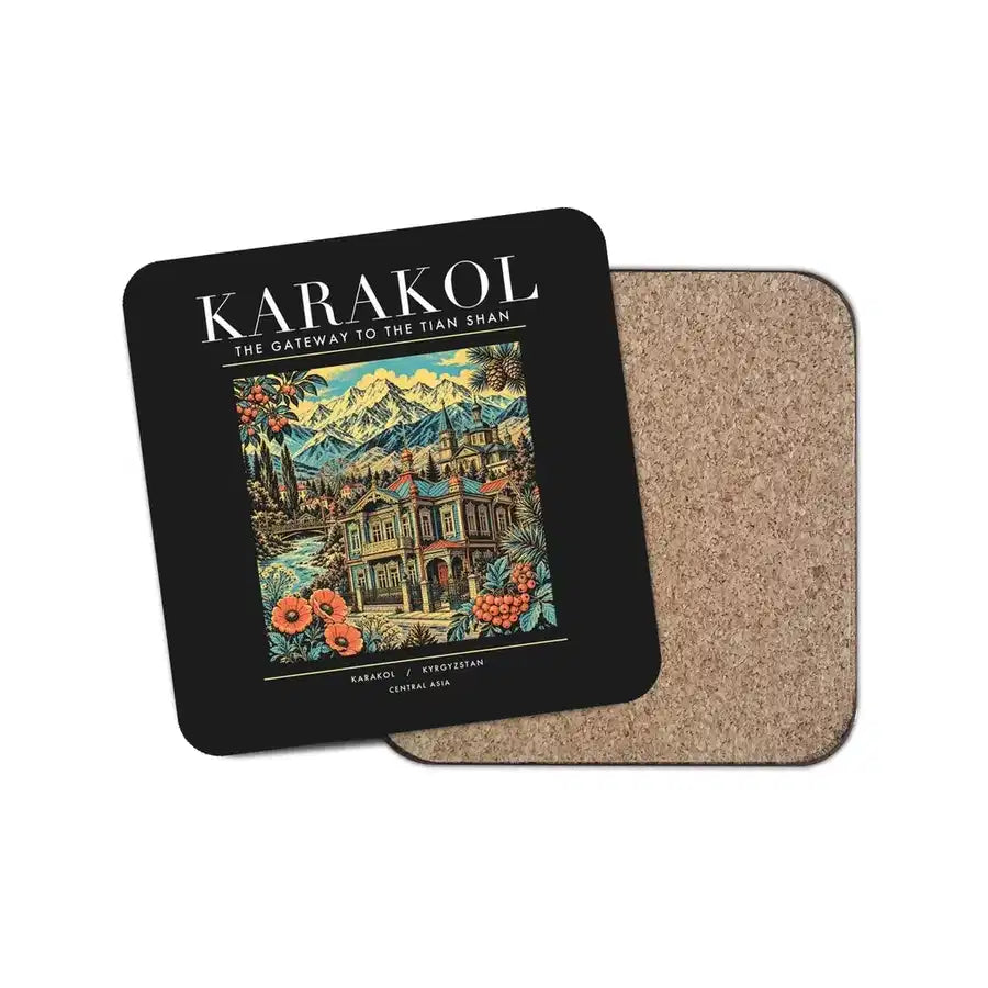 KARAKOL - Poster - Coaster - Black