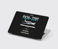 Thumbnail for Piper PA-34-220T Seneca V design on black MacBook case