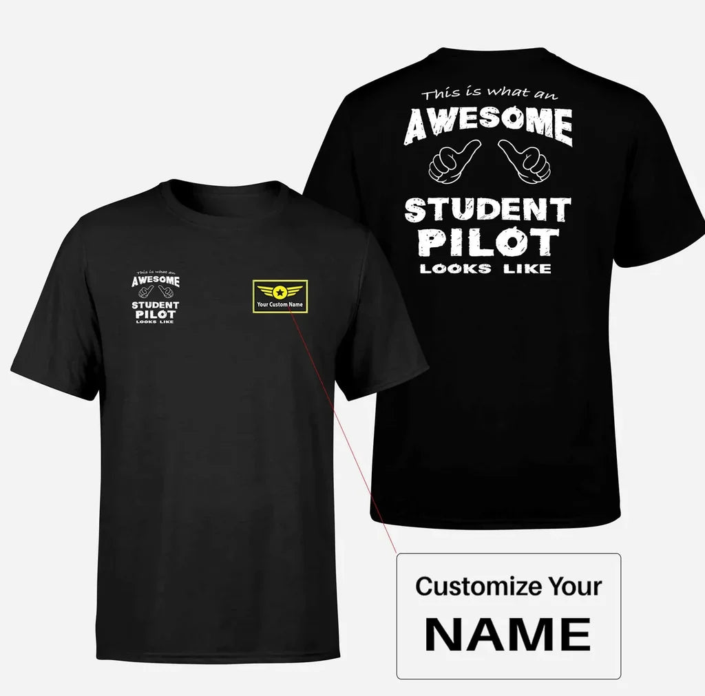 Customisable Student Pilot T-Shirt