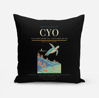 Thumbnail for Vilo Acuña Airport (CYO) design on black pillow