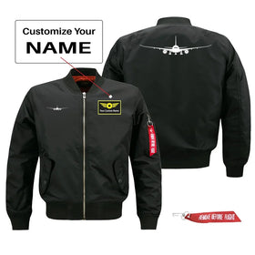 Boeing 787 Silhouette Pilot Jackets (Customizable)