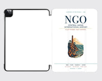 Thumbnail for Central Japan International Airport (NGO) design on white ipad tablet case