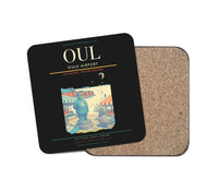Thumbnail for Oulu Airport (OUL) design on black 1 piece coaster