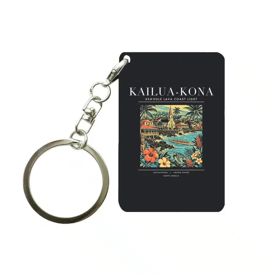 KAILUA-KONA - Poster - Key Chain - Black