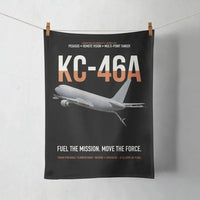 Thumbnail for KC-46A PEGASUS design on black towel