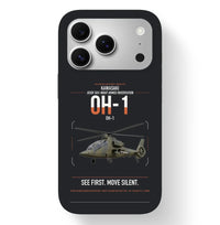 Thumbnail for Kawasaki OH-1 design on black magsafe iphone case, for iPhone 17 Pro