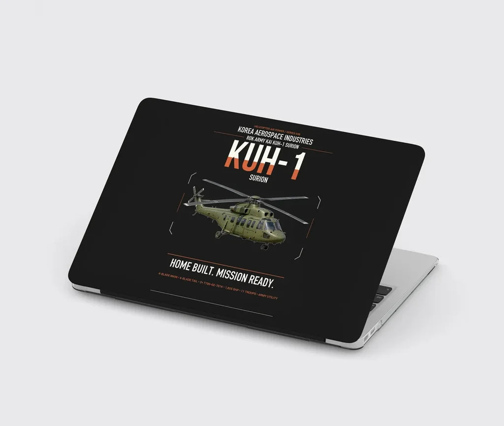 Korea Aerospace Industries KUH-1 Surion design on black MacBook case