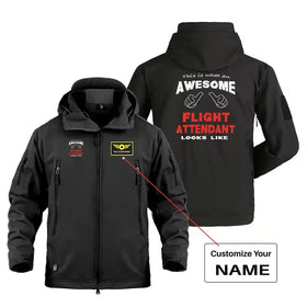 Flight Attendant Military Jackets (Customizable)