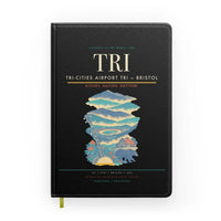 Thumbnail for Tri-Cities Airport (TRI) design on black notebook