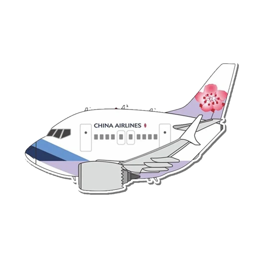 China Airlines Boeing 737 MAX Airplanes sticker, Wide 6cm (2.3inches)