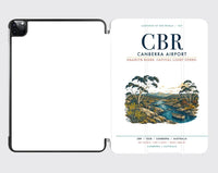 Thumbnail for Canberra Airport (CBR) design on white ipad tablet case