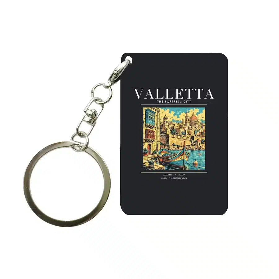VALLETTA - Poster - Key Chain - Black