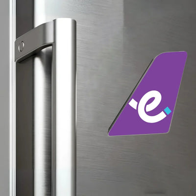 HK Express Airlines aviation design tail magnet in 3D metal with magnetic back.