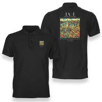 Thumbnail for IAȘI - Poster - Double-Side Polo - Black