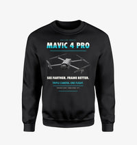Thumbnail for DJI Mavic 4 Pro design on black sweatshirt