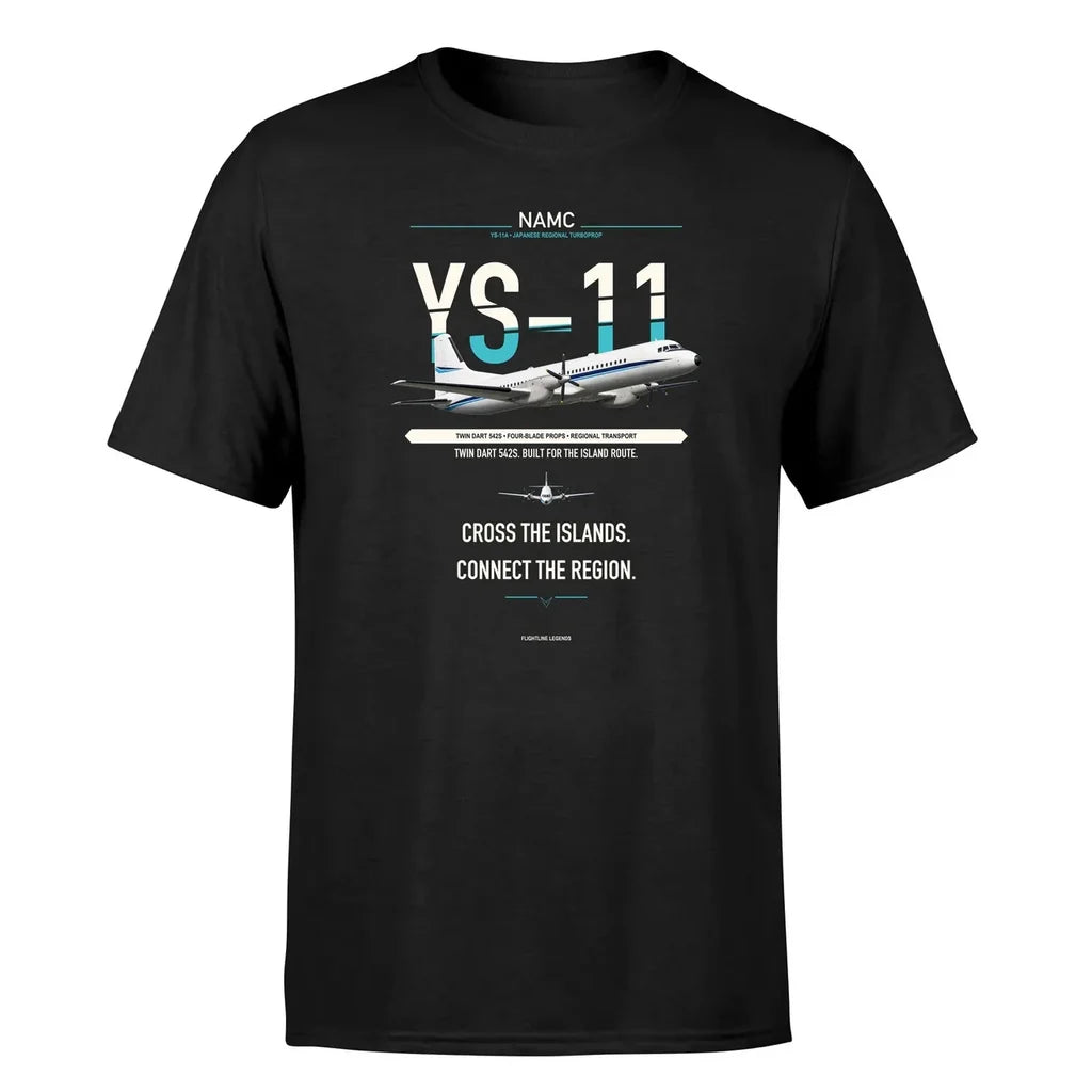 NAMC YS-11A design on black single side