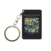 Thumbnail for VINTAGE G4083 - The Mountain Airway - Designed Key Chain design on black