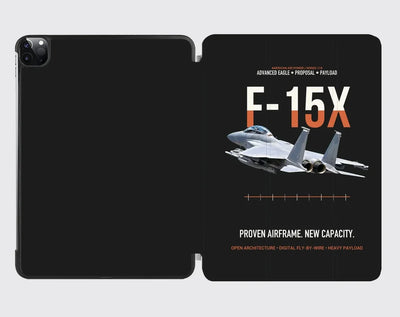 F-15X Advanced Eagle Proposal Proven Airframe New Capacity design on black ipad tablet case
